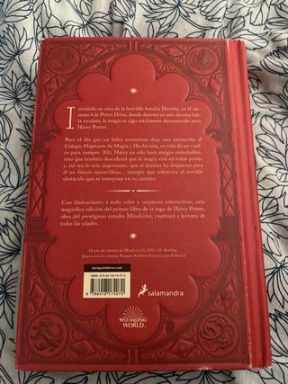 Libro de harry potter y la piedra filosofal