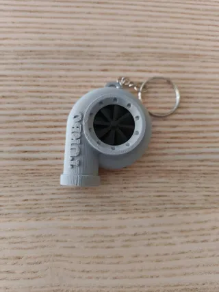 Llavero Turbo Impreso 3D