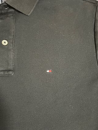 Polo Tommy Hilfiger nero taglia M