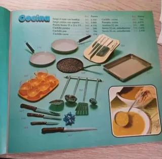 Catálogos antiguos Gallina Blanca - Regalos