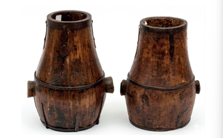 2 Contenedores Chinos de Grano Madera