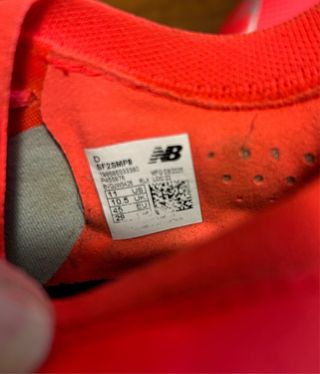 Scarpe da calcio New Balance rosse