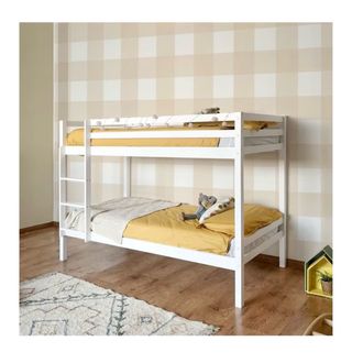 Litera blanca de madera 90x190/90x190 cm