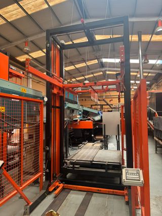 Maquinaria industrial para envasado de frutas