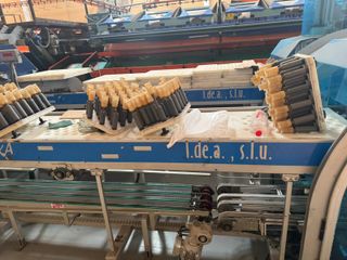 Maquinaria industrial para envasado de frutas