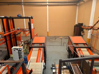 Maquinaria industrial para envasado de frutas