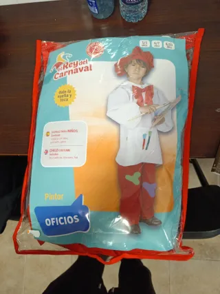 Disfraz Pintor Niño 8-10 Años