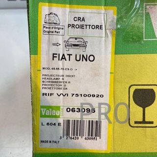 Fiat 1 faro del derch ref: 063095