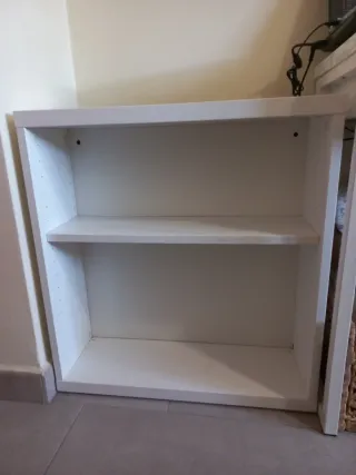 Estantería/librería Blanca Ikea 2 baldas