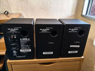 Monitores M-Audio BX-3 Bluetooth (2+1) 75W RMS + M