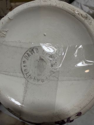 Set 5 Barattoli Ceramica Dipinti a Mano di Foligno