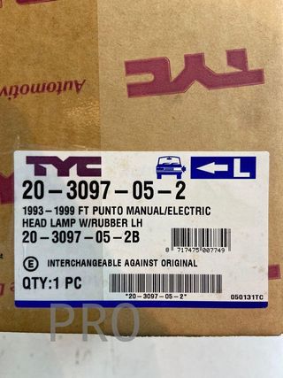 Fiat punto faro del izqud ref: 203097052