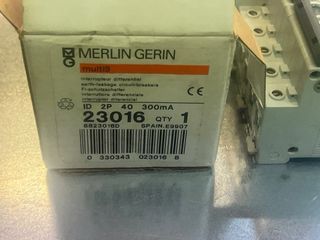 Lote 7 magnetos Merlin Gerin C60H C32H