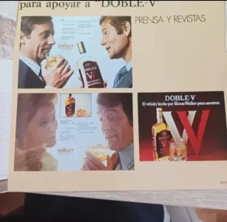 Catálogo antiguo whisky Doble V