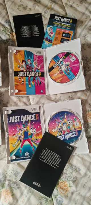 Lote 4 Juegos Wii Just Dance
