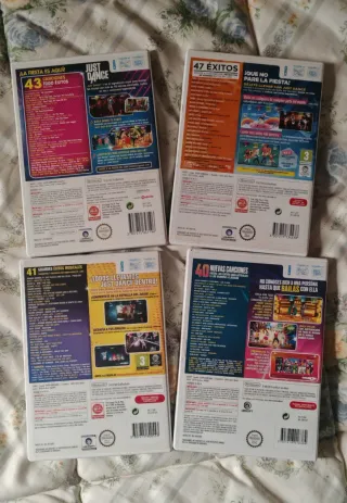 Lote 4 Juegos Wii Just Dance