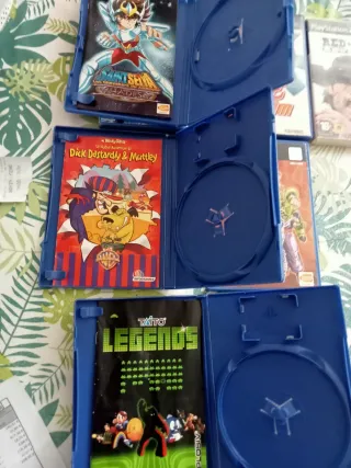 Lote Cajas PS2: Dragon Ball, Caballeros, Red Dead