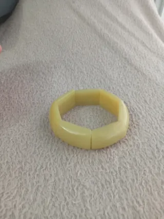 Pulsera elástica Ágata limón