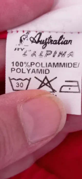 Bermuda Australian l'Alpina Rossi Taglia 50