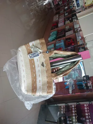 Capazo Privata Beige y Marrón