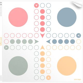 Vinilo Parchís IKEA LACK + FICHAS + DADO