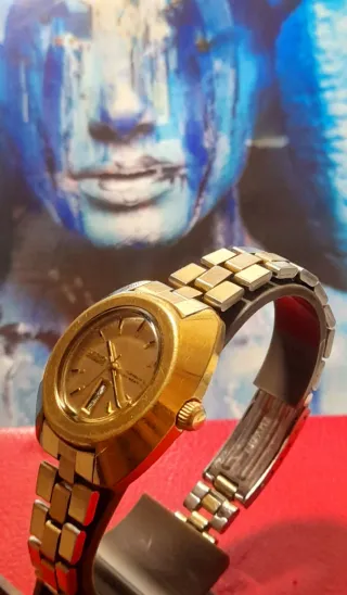 Seiko Hi-Beat Lady (1972) chapado oro