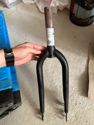 Horquilla Bicicleta Negra