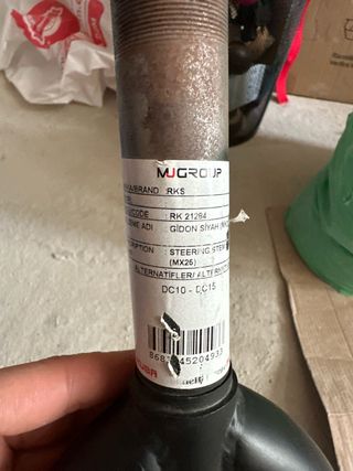 Horquilla Bicicleta Negra