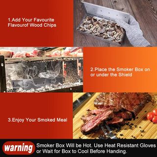 Caja de ahumador de Barbacoa SIN ABRIR
