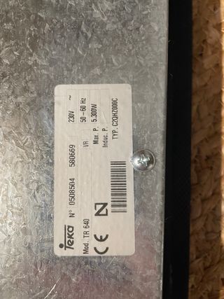 Vitrocerámica Teka 4 fuegos