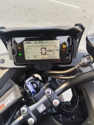 Honda NC750X Adventure Moto Azul/Plata