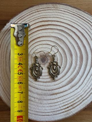 Pendientes Vintage Años 80 Art Nouveau