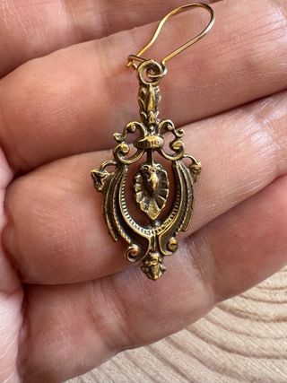 Pendientes Vintage Años 80 Art Nouveau