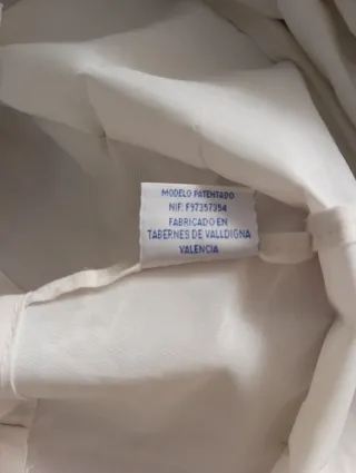 Cancán Fallera Niña Blanco Talla de 8 a 10 años .