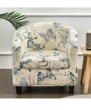 Funda para sillón estilo Chesterfield