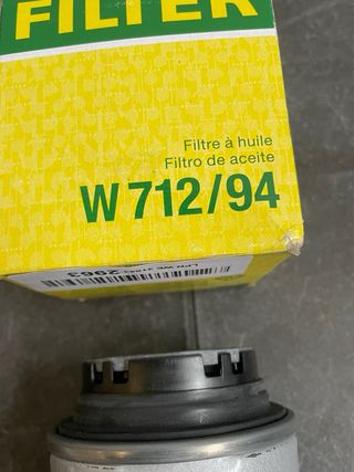Filtro aceite Seat Audi VW Skoda