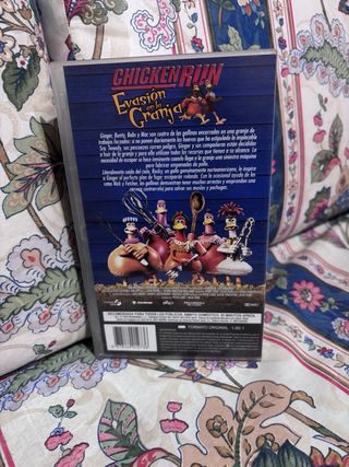 Película VHS Chicken Run (Español)