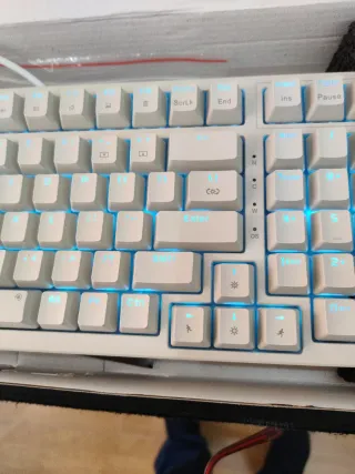 Teclado Mecánico AJAZZ AK992 Blanco