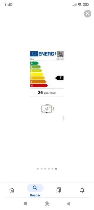 Televisor 32"Qilive Q32H231B Negro