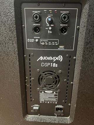 Equipo de Sonido Audibax Negro Amplificado