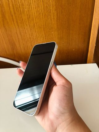 iPhone 13 Blanco Plata Cámara Rota