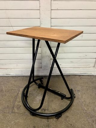 Mesa auxiliar vintage industrial