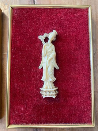 CUADROS FIGURAS CHINAS (Años 60-70)