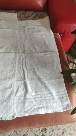 Asciugamani bianco cotone