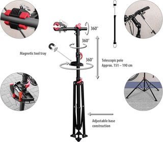 Eufab 16414 Caballete  4 patas para bicicleta