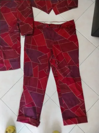 Completo uomo vintage giacca lunga