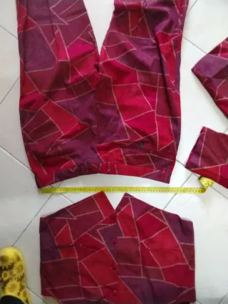 Completo uomo vintage giacca lunga