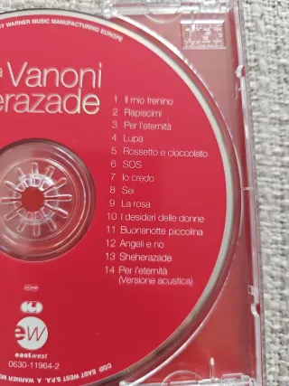 CD Ornella Vanoni Sheherazade