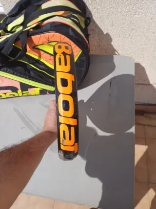 Pala Babolat Revenge Carbon + paletero