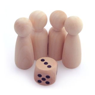 Vinilo Escalera mesa IKEA LACK + FICHAS + DADO